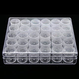 Baoblaze 30PCs 6g Empty Plastic Cosmetic Samples Container for Make Up, Eye Shadow, Nails,