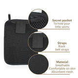 Buruis Travel Neck Wallet Passort Holder with RFID Blocking, Anti-theft Hidden Pouch for Women, Men