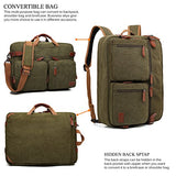 Coolbell Convertible Backpack Messenger Bag Shoulder Bag Laptop Case Handbag Business Briefcase