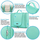 Heavy Duty Waterproof Hanging Toiletry Bag - Travel Cosmetic Makeup Bag for Women & Shaving Kit