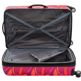 Ful Sunset 28 Inch Spinner Rolling Luggage Suitcase Suitcase, Orange