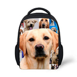 Bigcardesigns Lovely Labrador Backpack For Girls School Book Bag