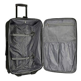 Travel Select Amsterdam Expandable Rolling Upright Luggage, Burgundy, 8-Piece Set