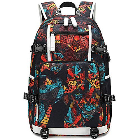 School Backpack for Teen Boys, Hey Yoo 2019 New Waterproof Bookbag School Bag Laptop Casual Backpack for Boys School (red)