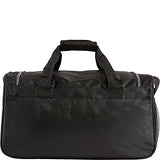 Fila Cannon 3 Small Duffel Sports Gym Bag, Black/White, One Size