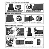 G4Free Self Inflating Camping Sleeping Pad for Backpacking Lightweight Compact Camping Matress