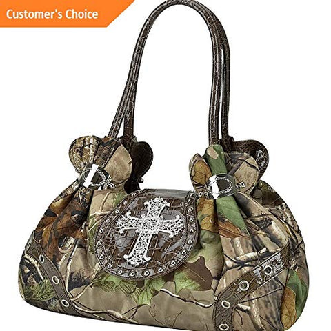 Sandover Dasein Studded Realtree Camo Shoulder Bag 4 Colors | Model LGGG - 10548 |