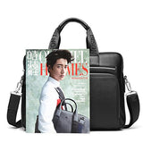 Bison Denim Genuine Leather Briefcase Messenger Bag Shoulder Cross-Body Bag Laptop Business Bag For