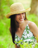 Wallaroo Hat Company Women's Catalina Sun Hat - Handwoven Twisted Raffia Sun Hat, Natural