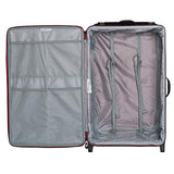 IT Luggage 21.8" World's Lightest Los Angeles 2 Wheel Carry On, Charcoal Grey