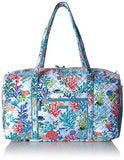 Vera Bradley Iconic Large Travel Duffel, Signature Cotton, Shore Thing