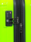 New Dejuno Polycarbonate Hard Shell Luggage Set (Apple Green)