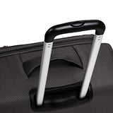 AmazonBasics Lightweight Softside Spinner - 3-Piece Set (22", 27", 32"), Black