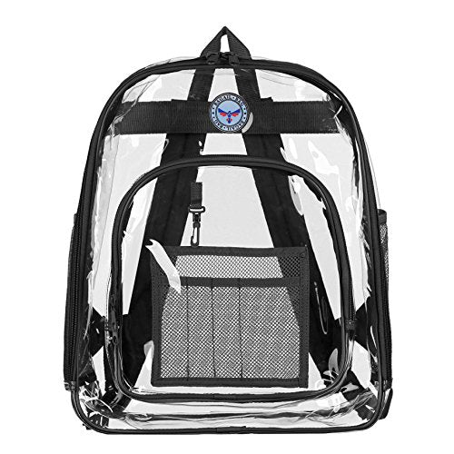 Bagail Clear See Through Backpack Heavy Duty Transparent Daypack ...