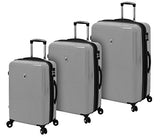 London Fog Cambridge 25" Expandable Hardside Spinner, Black/White Houndstooth