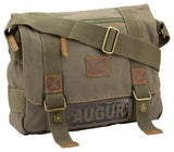 Jans Augur Trauss & Co Canvas Messenger Bag (Army Green)