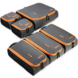 BAGSMART Travel Packing Cubes 3 Sizes Portable Luggage Organizer for Carry-on Accessories, 6 Sets