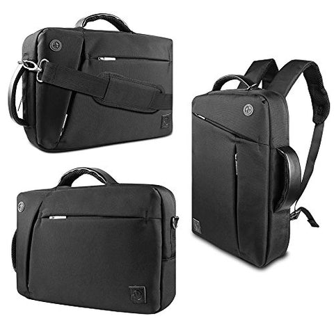 Vangoddy 3 In 1 Shoulder Bag Backpack And Messenger Bag For Asus Taichi / Tansformer Book Flip /