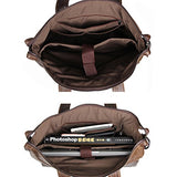 Leather Laptop Crossbody Shoulder Bag For Men Handbag Berchirly Business Computer Briefcase