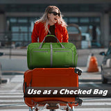 Gonex 80L Packable Travel Duffle Bag, Large Lightweight Luggage Duffel (Green)