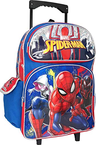 Spiderman Large 16 inches Rolling Backpack