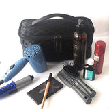 Black Cosmetic Bag by Models-on-the-Go Large Size