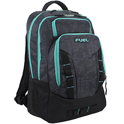 Fuel Escape Travel Backpack, School Bookbag, Durable Camping or Hiking Backpack, Black/ Snake