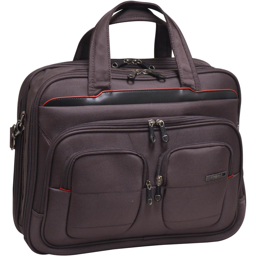 Travelers Club 17in Flex-File Laptop Briefcase