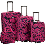 Rockland Luggage Safari 4 Piece Luggage Set