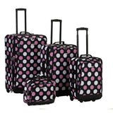 Rockland Luggage Style Right 4 Piece Luggage Set