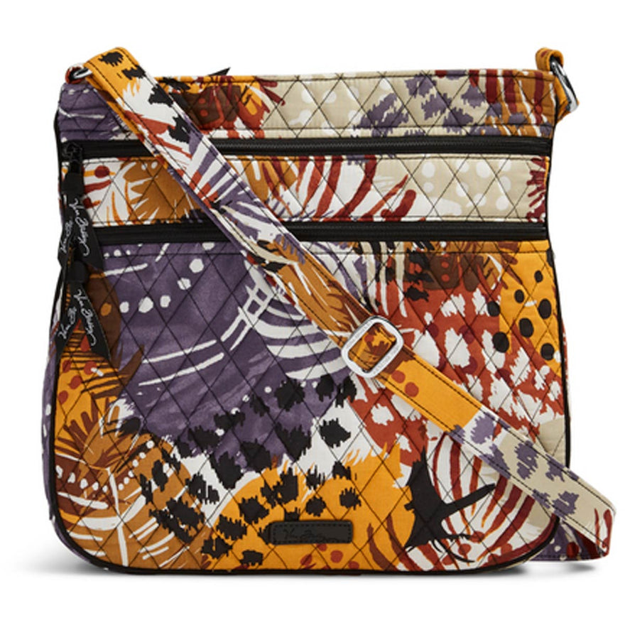 Vera Bradley Triple Zip Hipster Crossbody