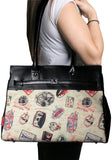 Bark N Bag Postage Stamp Monaco Tote