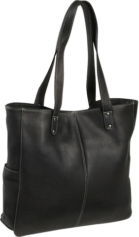 LeDonne Leather Double Strap Rivet Tote