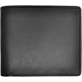 Royce Leather Executive Bifold Wallet w/Zippered Coin Slot