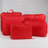 5PCS/Set Brand Unisex traveling bag in bag packing cubes luggage clothes storage bag organizer