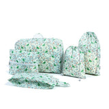 5Pcs Flamingo Floral Travel Bags Set Luggage Sorting Organizer Pouch Clothes Underwear Bra