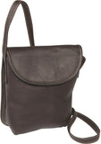 LeDonne Leather Magnetic Flap Mini Crossbody