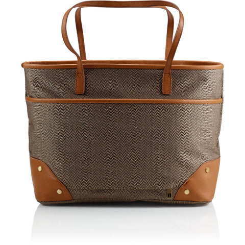 Hartmann Herringbone Luxe Shoulder Bag