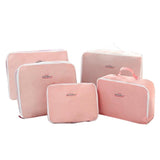 5pcs A Set Travel Packing Organizers Bag Dirty Clothes Belt Luggage Case Suitcase Bags Waterproof