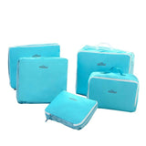 5pcs A Set Travel Packing Organizers Bag Dirty Clothes Belt Luggage Case Suitcase Bags Waterproof