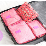 6 Pcs/ set High Quality Oxford Mesh Cloth Travel Bag Organizer Luggage Packing Cube  Organizer