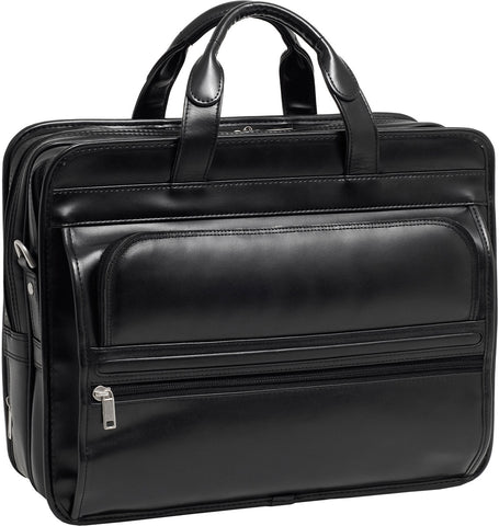 McKlein P Series Elston Nylon Dbl Compartment Laptop Case