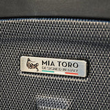 Mia Toro Italy Tasca Fusion Hardside 24 Inch Spinner, Red