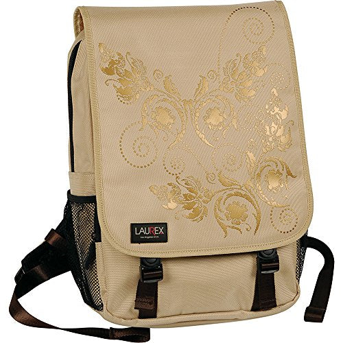 Laurex 15.6" Laptop Backpack (Beige Butterfly)