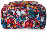 World Traveler Women'S Value Series 19-Inch Pink Butterfly Duffel Bag, Pink Trim Butterfly, One