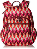 Vera Bradley Women's Campus Tech Backpack, Signature Cotton, Bohemian Chevron