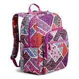 Vera Bradley Women's Iconic Deluxe Campus Backpack, modern medley