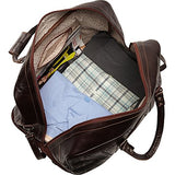 Ropin West 23" Leather Weekender (Brown)