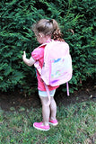 Childrens Backpacks Animal Gator Butterfly Girls Kids Pre-School Backpack - Pink