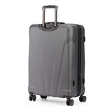 SWISSGEAR 7330 Hardside Spinner Luggage, Large Checked Suitcase - Dark Grey